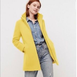 JCrew Lodge Coat in Italian Stadium Cloth Wool- Size 8